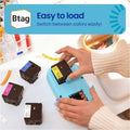 Brother P-touch BTAG-131 Black on Clear Label Tape, BRTBTAG131