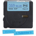 Brother P-touch BTAG-L33 Blue on Light Blue Label Tape, BRTBTAGL33
