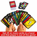 Mattel UNO Show 'Em No Mercy Card Game For Kids, Adults & Family Night, Parties And Travel, Multi, MTTHWV18