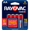 Energizer Rayovac Fusion Battery, Red, 4 / Carton, RAY8158TFUSCT