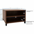 Lorell Reception Table, Brown, LLR69202