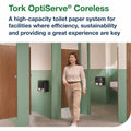 Essity Hygiene and Health AB TORK OptiServe High Capacity Coreless Toilet Paper White T5, 18 / Carton, TRK472887