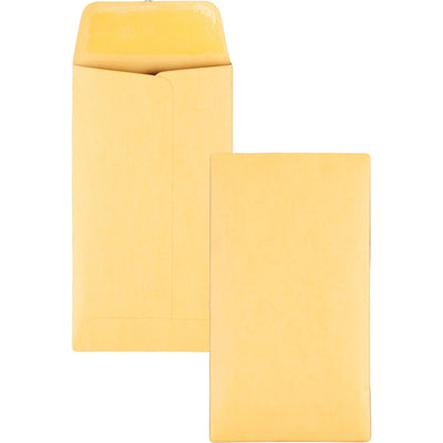 TOPS Kraft Coin / Small Parts Envelopes, Brown, 500 / Box, QUA50662