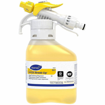 Diversey Suma Break-Up High Foaming Degreaser, Yellow, 2 / Carton, DVO93313117