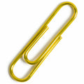 U Paper Clip, Gold, 1000 / Pack, UBR3619U0624