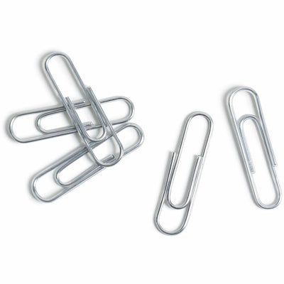 U Paper Clip, Silver, 1000 / Pack, UBR3684U0624