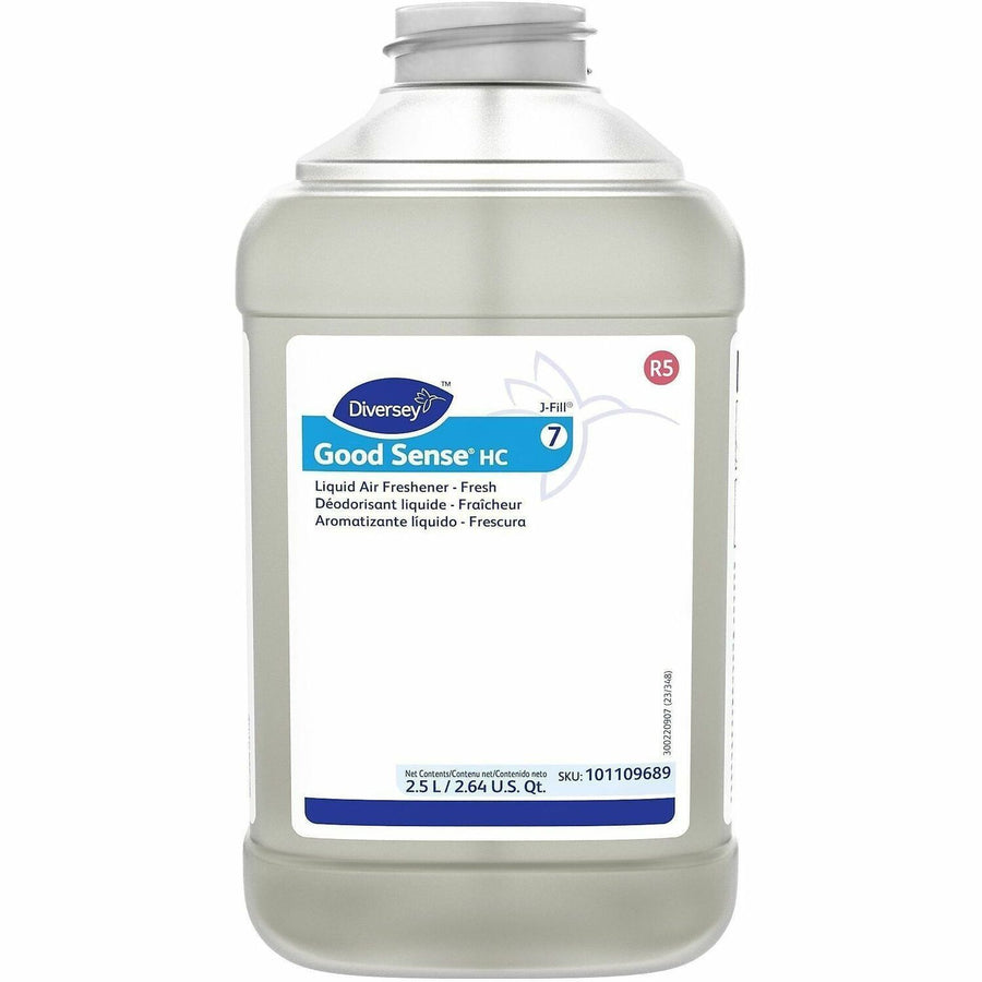Diversey Good Sense Liquid Air Freshener, Clear, Odor Neutralizer, 2 / Carton, DVO101109689