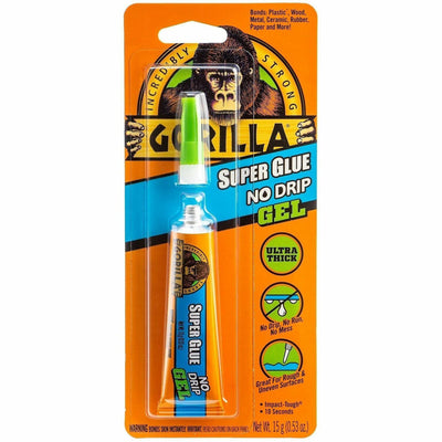 Gorilla Glue Super Glue Gel, Clear, GOR109804