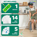 Procter & Gamble Swiffer Sweeper Mop, Green, 1 Box, PGC49947