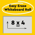3M Post-it Easy Erase Whiteboard Roll, 8'x4', MMMEE8X4