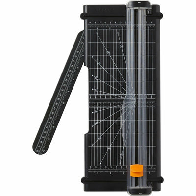 Fiskars SureCut 12" Portable Paper Trimmer, Black, FSK1071215