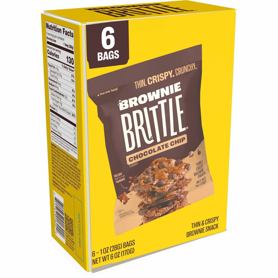 Brownie Brittle Chocolate Chip, 6 / Box, KAR01622