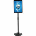 Kantek Floor Stand Sign Holder, Black, KTKSH817