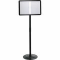 Kantek Floor Stand Sign Holder, Black, KTKSH817