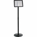 Kantek Floor Stand Sign Holder, Black, KTKSH817