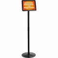 Kantek Floor Stand Sign Holder, Black, KTKSH817