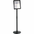 Kantek Floor Stand Sign Holder, Black, KTKSH817