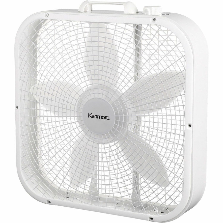 Kenmore Box Floor Fan, White, ESMKM60048WH