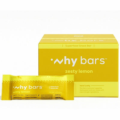 Why Bars Superfood Protein Snack Bars, 12 / Pack, WHYWB7