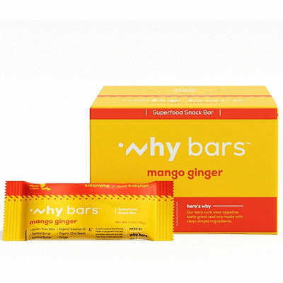 Why Bars Superfood Protein Snack Bars, 12 / Pack, WHYWB5