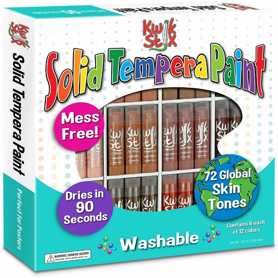 Kwik Stix Tempera Paint/Paper Set, Crack Resistant, TPG674