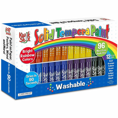 The Pencil Grip Kwik Stix Kwik Stix Tempera Paint/Paper Set, TPG698