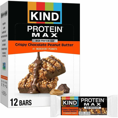 KIND Snacks Protein MAX Snack Bars, 12 / Box, KND43470