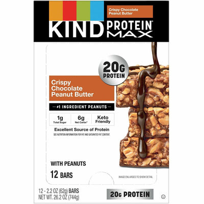 KIND Snacks Protein MAX Snack Bars, 12 / Box, KND43470