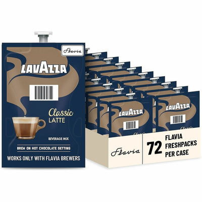 Lavazza North America Flavia Freshpack Latte Freshpacks, 72 / Carton, LAV48688