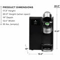 Keurig Dr Pepper K-3550 Commercial Coffee Maker, Black, GMT0358