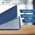 Davis Group of Premium 3-Up Business Checkbook Binder, Navy Blue, DGC3UPAM72