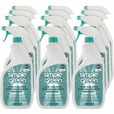 Sunshine Makers Simple Green Lime-Calcium-Surface Residue Remover, Turquoise, 12 / Carton, SMP1700032CT