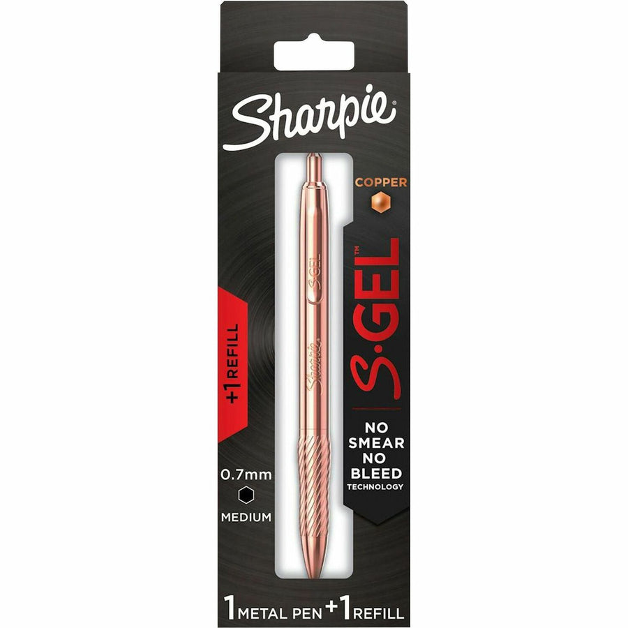 Sharpie S-Gel Pens, Black, Metal, Smooth, 1 / Pack, SAN2214552