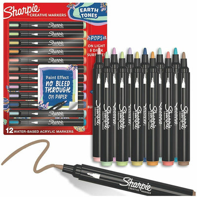 Newell Sharpie Creative Markers, 12 / Pack, SAN2209910