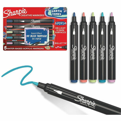 Newell Sharpie Creative Markers, 5 / Pack, SAN2209902