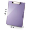 Officemate Clear View Storage Clipboard, Purple, OIC83396