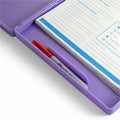 Officemate Clear View Storage Clipboard, Purple, OIC83396
