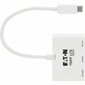 Eaton Tripp Lite series U444-06N-H4U-C3 HDMI/USB/USB-C Audio/Video Adapter, White, TRPU44406NH4UC3