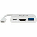 Eaton Tripp Lite series U444-06N-H4U-C3 HDMI/USB/USB-C Audio/Video Adapter, White, TRPU44406NH4UC3