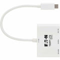 Eaton Tripp Lite series U444-06N-H4U-C3 HDMI/USB/USB-C Audio/Video Adapter, White, TRPU44406NH4UC3