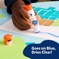 Elmer's BlooStick Buddies and Disappearing Purple Glue Sticks Combo Pack, Blue, 12 / Pack, EPI2213736