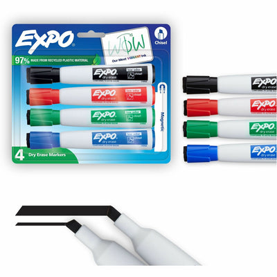 Newell Expo Magnetic Dry-erase Marker, 4 / Pack, SAN1944728A