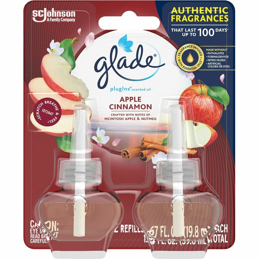 Glade PlugIns Refill, Yellow, Long Lasting, 6 / Carton, SJN375748CT
