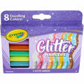 Crayola 8-Color Glitter Markers, CYO588643