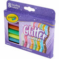 Crayola 8-Color Glitter Markers, CYO588643