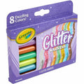 Crayola 8-Color Glitter Markers, CYO588643
