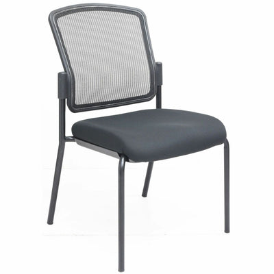 Lorell Mesh Back Guest Chair, Black, LLR23102