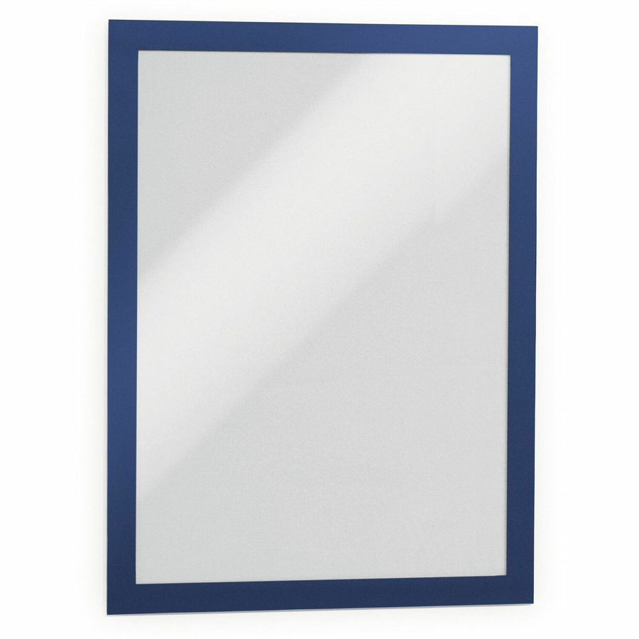 DURABLE DURAFRAME Letter, 8-1/2" x 11", Dark Blue - 2 PK, Plastic, Sturdy, 2 / Pack, DBL476807