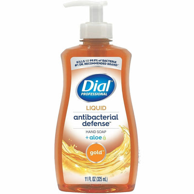 Henkel Dial Professional Antibacterial Defense Liquid Hand Soap, Gold, 12 / Carton, DIA35470CT