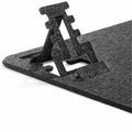 Durable Office Desk mat EFFECT 700x330mm, Charcoal, DBL708158